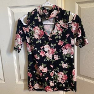 Pinc Flowered blouse